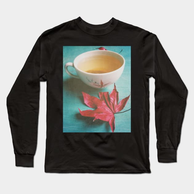 Retro Tea Long Sleeve T-Shirt by oliviastclaire